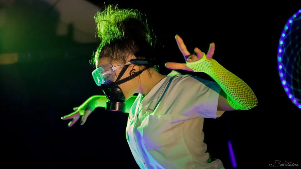 Numéro Breaking Bad : cerceau fluo