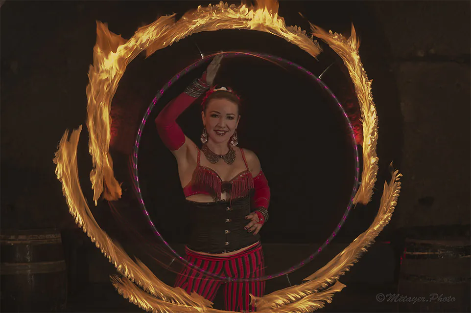Hula hoop de feu