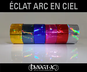Tape éclat arc-en-ciel