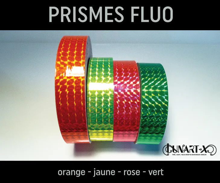 Tape prismes fluo